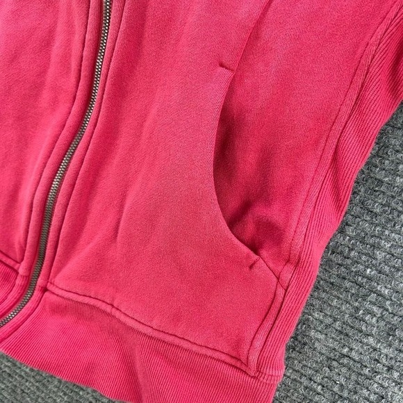 Lululemon Scuba Hoodie Full Zip Womens 10 Pink Athleisure Train Workout Gym Warm - Picture 4 of 10